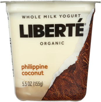 LIBERTE: Philippine Coconut Organic Yogurt, 5.50 oz