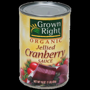 GROWN RIGHT: Sauce Cranberry Jellied, 16 oz