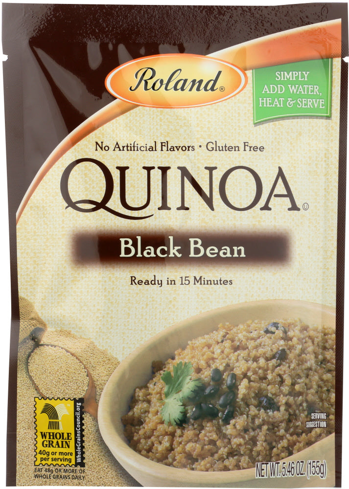 ROLAND: Quinoa Gluten Free Black Bean, 5.46 oz