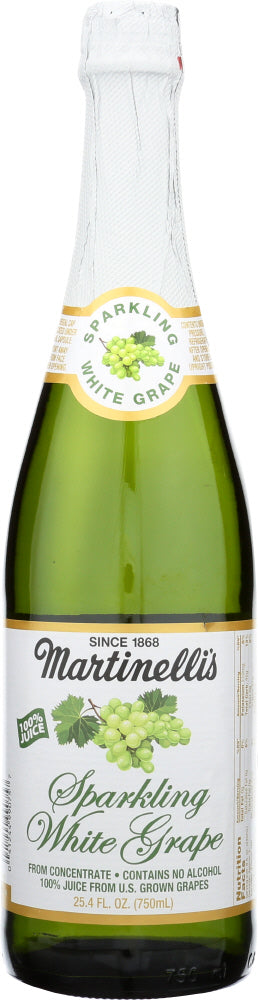 MARTINELLI: Sparkling White Grape Juice, 25.4 fo