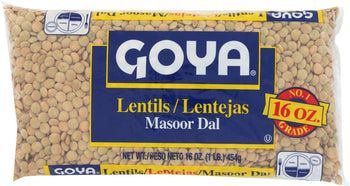 GOYA: Lentil Beans, 16 Oz