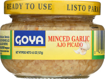 GOYA: Minced Garlic, 4.5 Oz