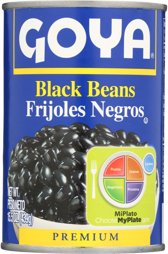 GOYA: Canned Black Beans, 15.5 Oz