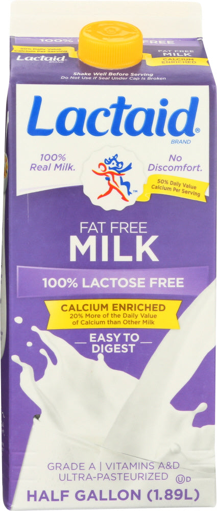 LACTAID: Calcium Enriched Fat Free Milk, 64 oz