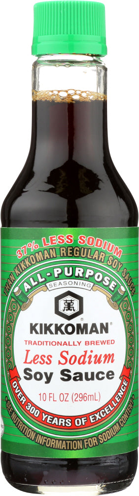 KIKKOMAN: Less Sodium Soy Sauce, 10 oz