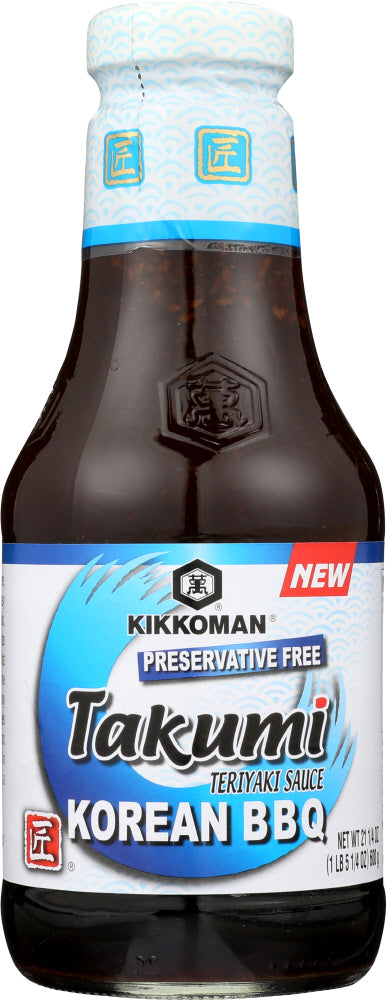 KIKKOMAN: Takumi Korean BBQ Sauce, 21.25 oz