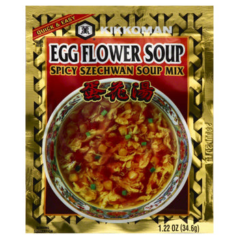 KIKKOMAN: Mix Soup Flower Spicy Szechwan, 1.22 oz