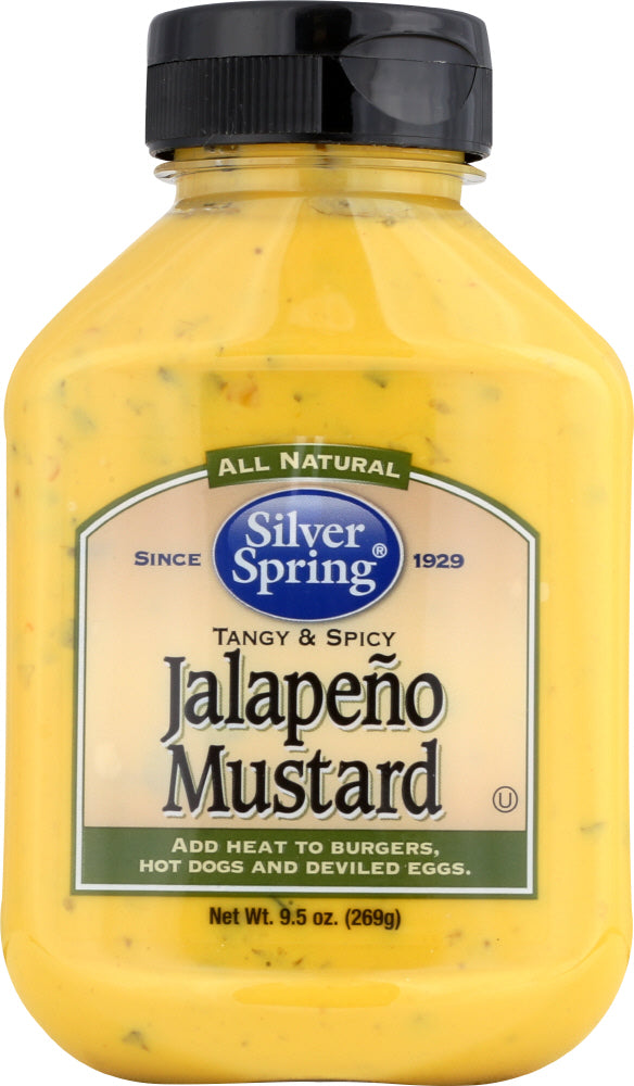 SILVER SPRING: Jalapeno Mustard, 9.5 Oz