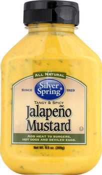 SILVER SPRING: Jalapeno Mustard, 9.5 Oz