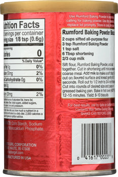 RUMFORD: Baking Powder, 8.1 oz