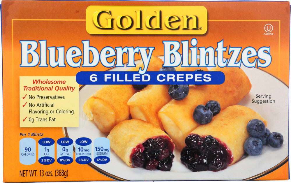 GOLDEN: Blueberry Blintzes, 13 oz