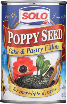 SOLO: Poppy Seed Cake & Pastry Filling, 12.5 oz