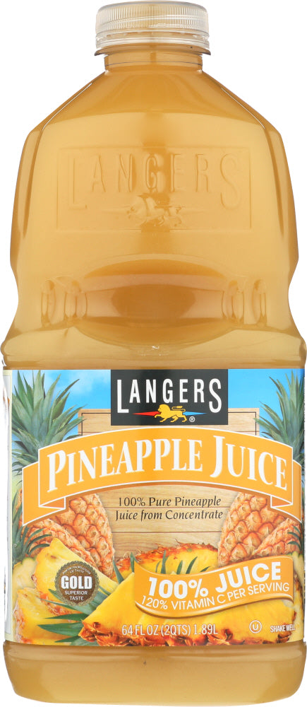 LANGERS: Pineapple Juice with Vitamin C, 64 fl oz