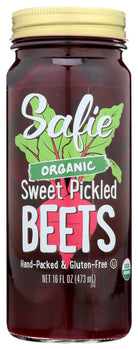 SAFIE: Beets Sweet Pickled Organic, 16 oz