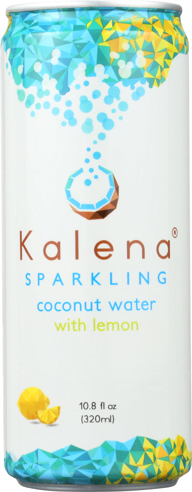 KALENA SPARKLING COCONUT WATER: Sparkling Lemon Coconut Water, 10.8 oz