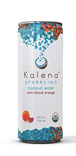 KALENA SPARKLING COCONUT WATER: Water Coconut Sparkling Blood Orange, 10.8 fo