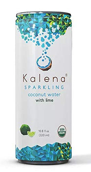 KALENA SPARKLING COCONUT WATER: Water Coconut Sparkling Lime, 10.8 fo