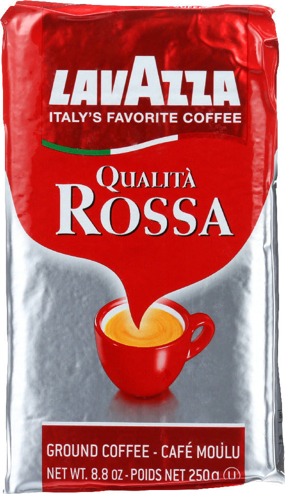 LAVAZZA: Coffee Brick Ground Qualita Rossa, 8.5 oz