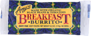 AMYS: Dairy Free Breakfast Burrito, 6 oz