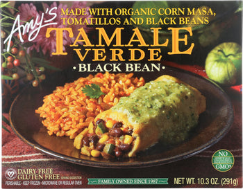 AMY'S: Black Bean Tamale Verde, 10.3 oz