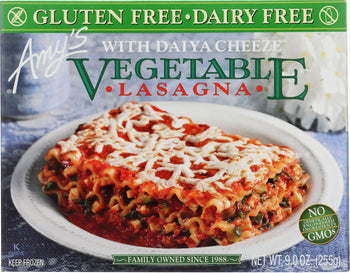 AMY'S: Gluten Free Vegetable Lasagna with Daiya Cheeze, 9 oz