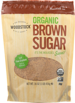 WOODSTOCK: Brown Sugar Organic Sweet, 16 oz