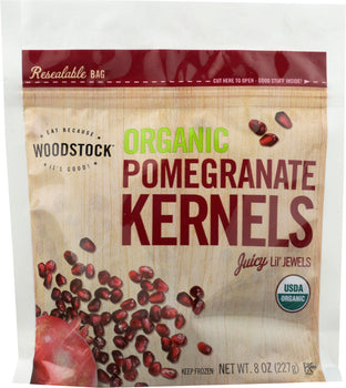 WOODSTOCK: Organic Frozen Pomegranate Kernels, 8 oz