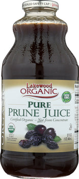 LAKEWOOD: Organic Pure Prune Juice, 32 oz