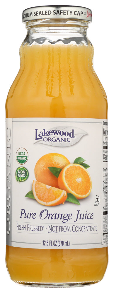 LAKEWOOD: Juice Orange Organic, 12.5 fo