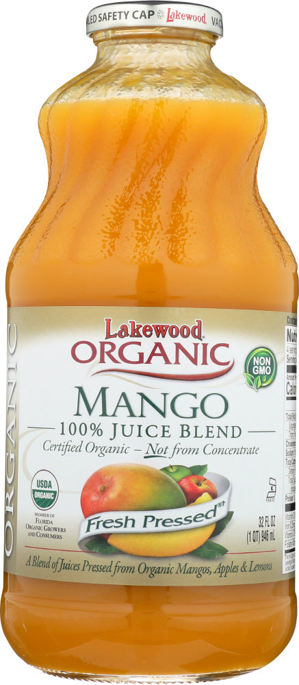 LAKEWOOD ORGANIC: Mango 100% Juice Blend, 32 oz