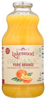 LAKEWOOD ORGANIC: Pure Orange Juice, 32 oz