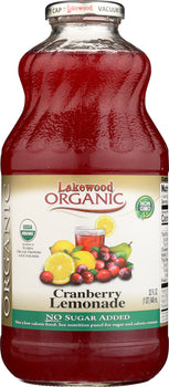 LAKEWOOD: Juice Cranberry Lemonade Organic, 32 fo