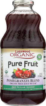 LAKEWOOD: Organic Pure Fruit Pomegranate Juice Blend, 32 oz