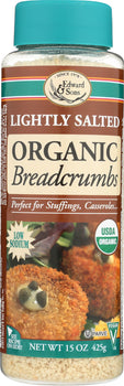 EDWARD & SONS: Bread Crumb Lightly Salted Organic, 15 oz