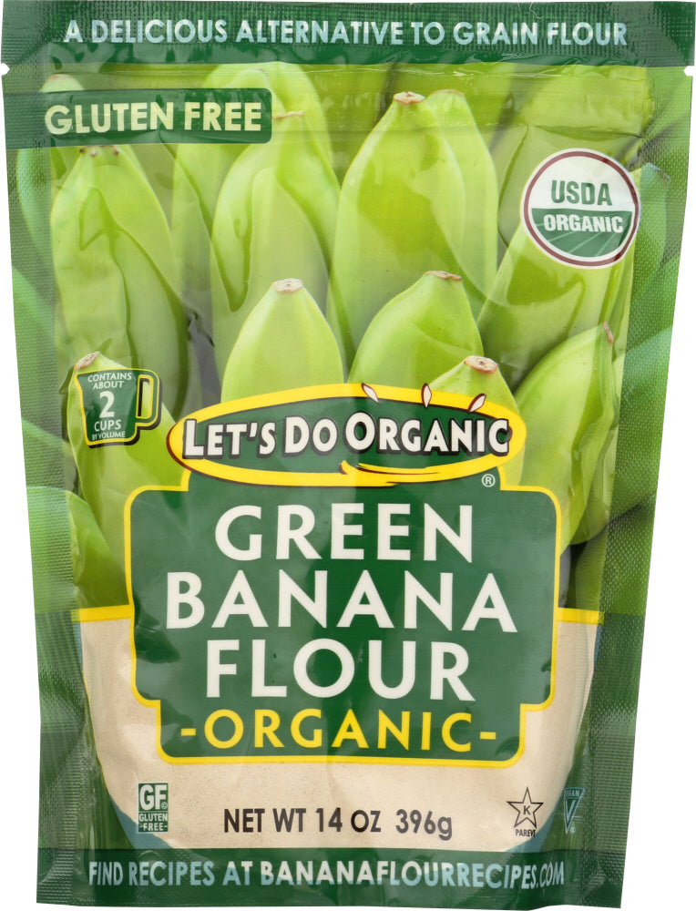 LETS DO ORGANICS: Organic Green Banana Flour, 14 oz