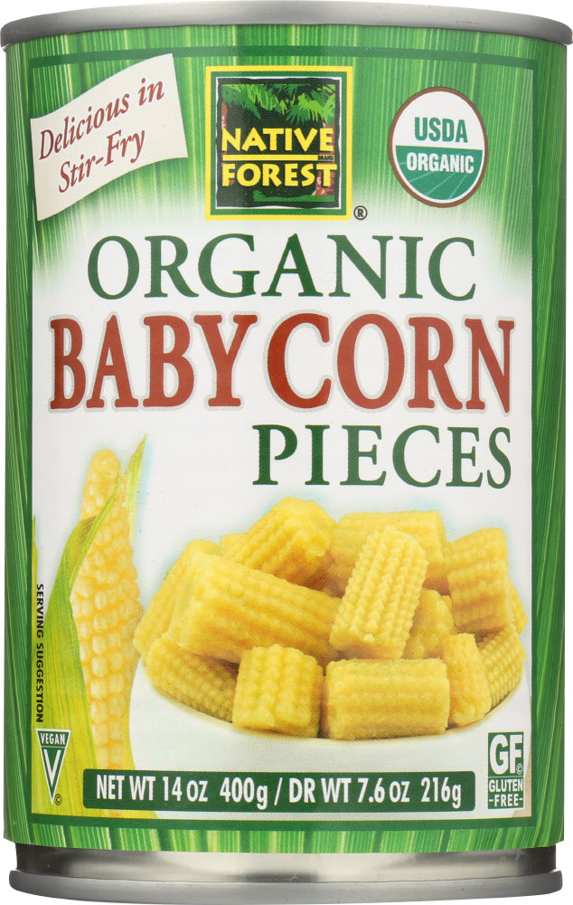 NATIVE FOREST: Organic Cut Baby Corn, 14 oz