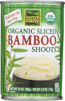 NATIVE FOREST: Organic Sliced Bamboo Shoots, 14 oz