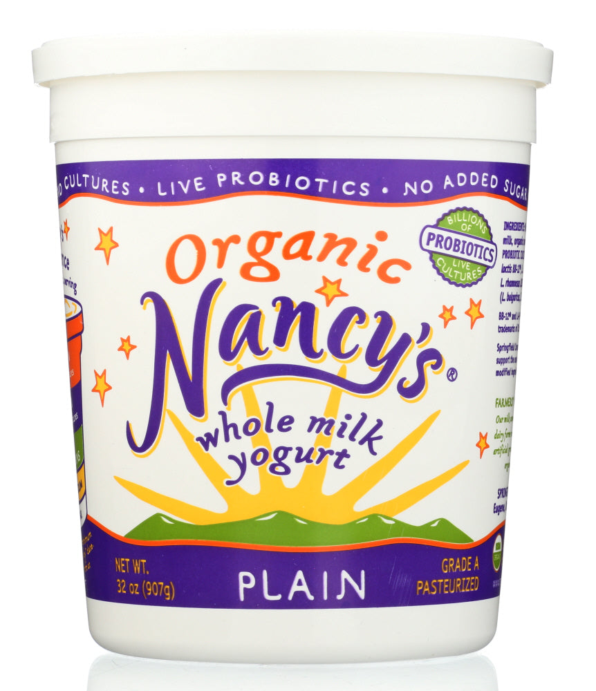 NANCY'S: Organic Plain Whole Milk Yogurt, 32 oz