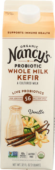 NANCYS: Kefir Whole Milk Vanilla, 32 oz