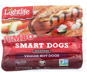 LIGHTLIFE: Smart Dogs Jumbo, 13.5 oz