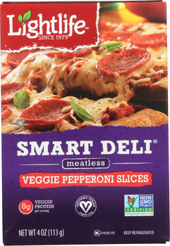 LIGHTLIFE: Smart Deli Pepperoni Slices, 4 oz