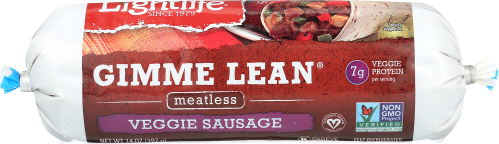 LIGHTLIFE: Gimme Lean Ground Sausage Style Veggie Protein, 14 oz