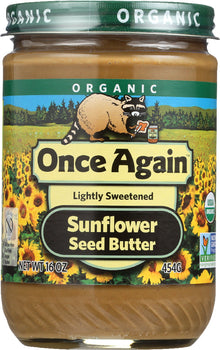 ONCE AGAIN: Organic Sunflower Seed Butter, 16 oz