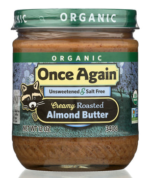 ONCE AGAIN: Organic Almond Smooth Nut Butter, 12 oz