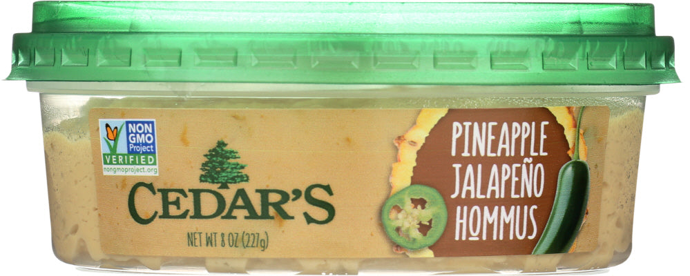 CEDARS: Pineapple Jalapeno Hommus, 8 oz