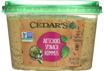 CEDARS: Artichoke Spinach Hummus, 16 oz