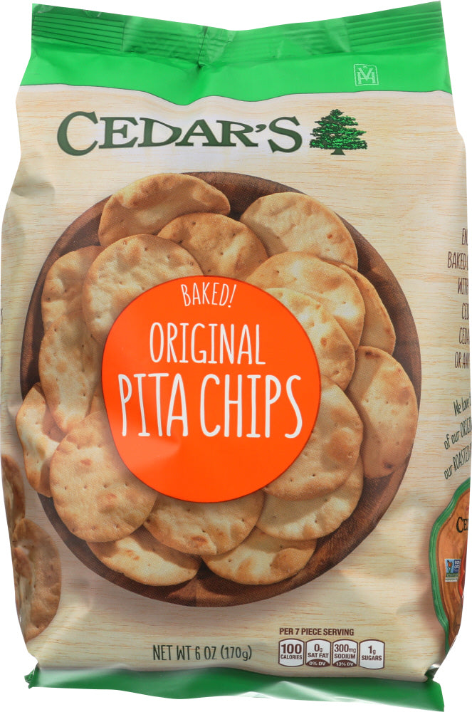 CEDARS: Original Pita Chips, 6 oz