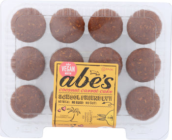 ABE'S: Vegan Coconut Carrot Cake Muffins, 10 oz