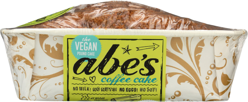 ABES: Coffe Cake Vegan Pound Cake, 14 oz