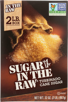 SUGAR IN THE RAW: Natural Cane Turbinado Sugar, 2 lb